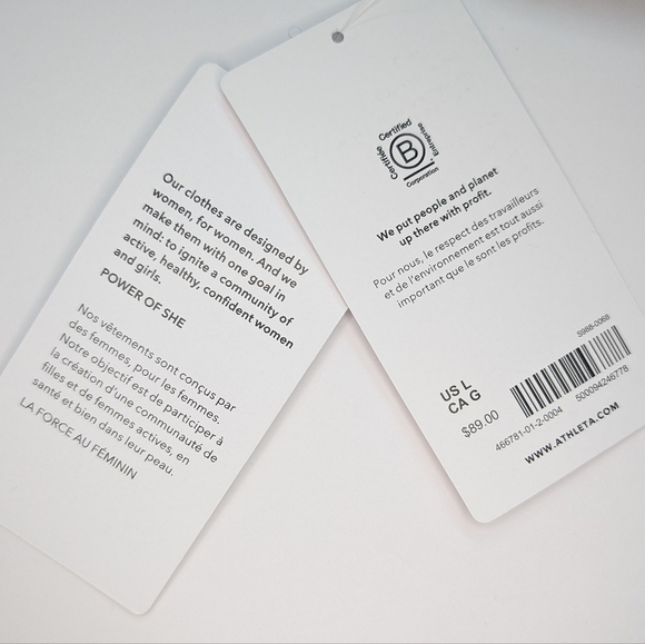 Athleta Clarity V-Neck Sweatshirt Womens Large Athleisure Cozy Black Heather NWT - Picture 6 of 14